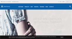 Desktop Screenshot of mectronicmedicale.com